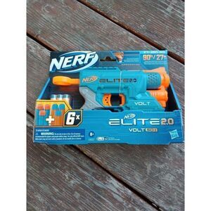 Nerf Red Light Lazer Elite 2.0 Volt SD-1 + 6 Darts Blue & Orange